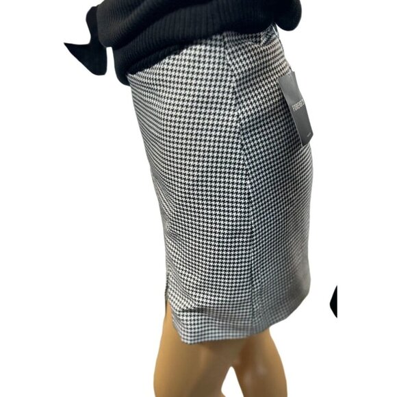 (5 for $25)โ Forever 21 Houndstooth Print Mini Skirt Size XS NWT - Picture 3 of 5